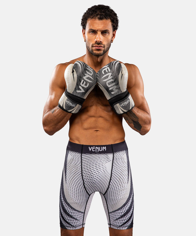 Venum Galactic 3.0 Compression Shorts – Off-white/Black