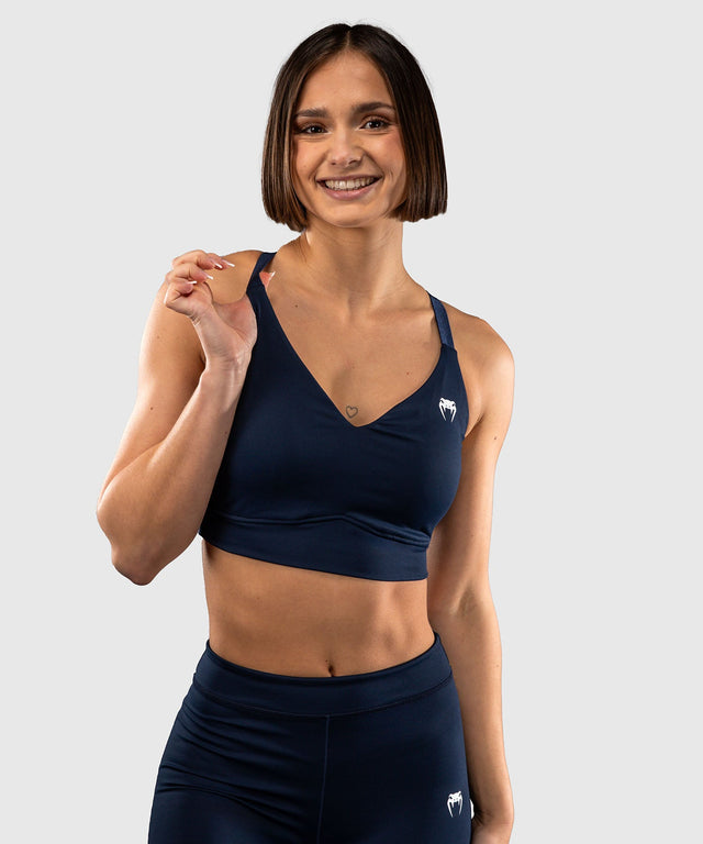 Bustier sport Venum Sculpt Shape – Albastru marin
