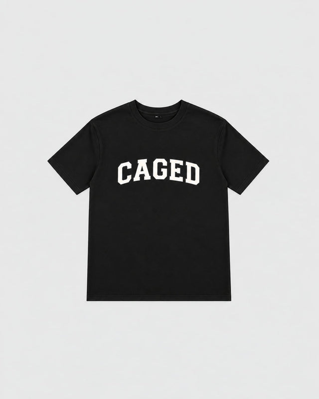 T-shirt Caged Varsity – Nero