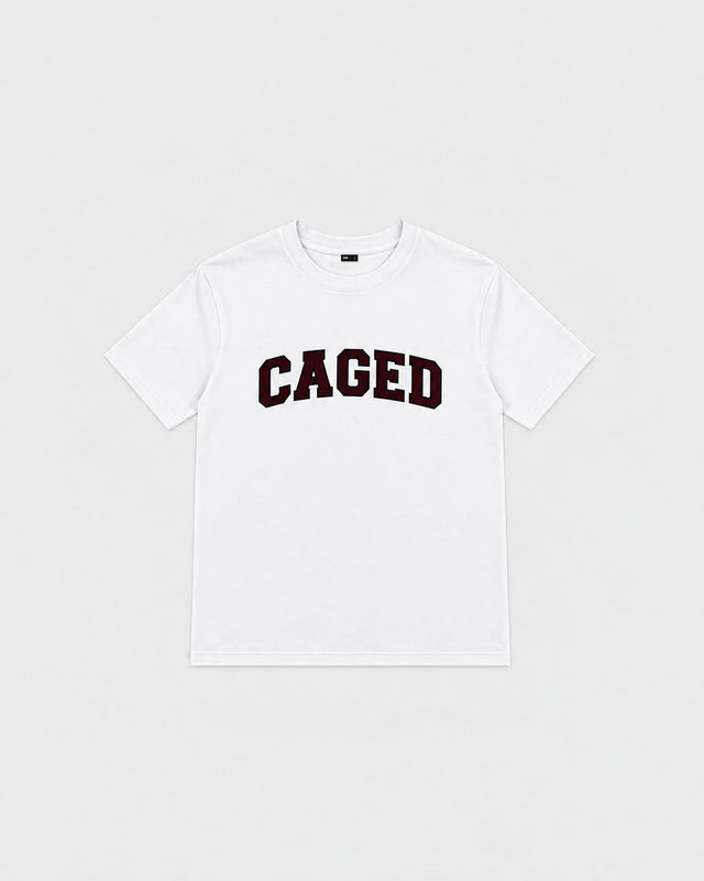 Camiseta Caged Varsity – Blanco
