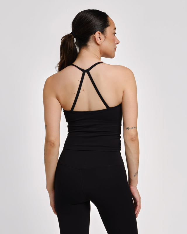 Caged Aspire Tank Top – Černé