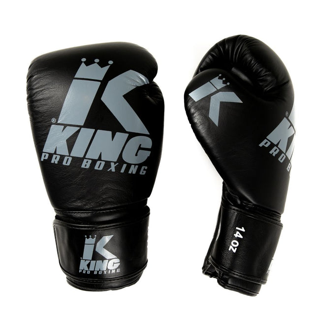 King Pro Boxing Boksehandsker Platinum - Sort/Grå