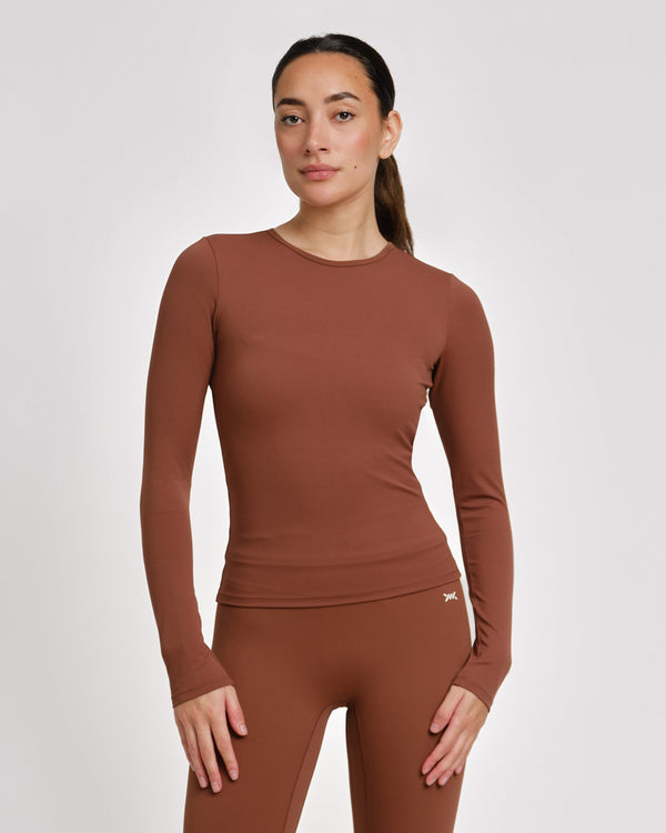 Caged Long Sleeves Aspire - Mocha