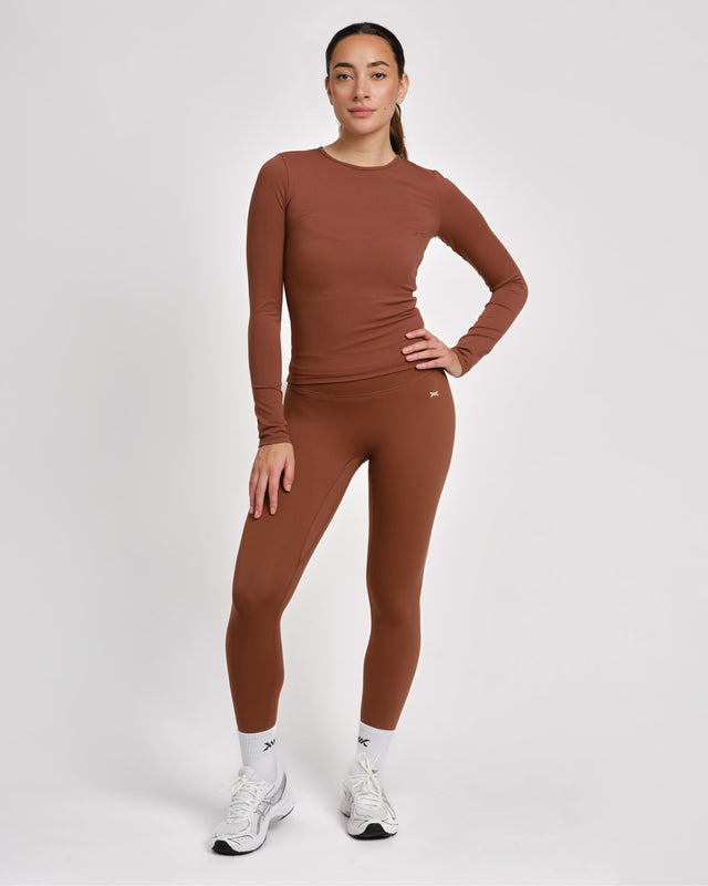 Caged Long Sleeves Aspire - Mocha