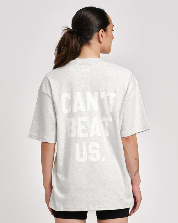 Tricou Caged 'CBU' – Gri deschis