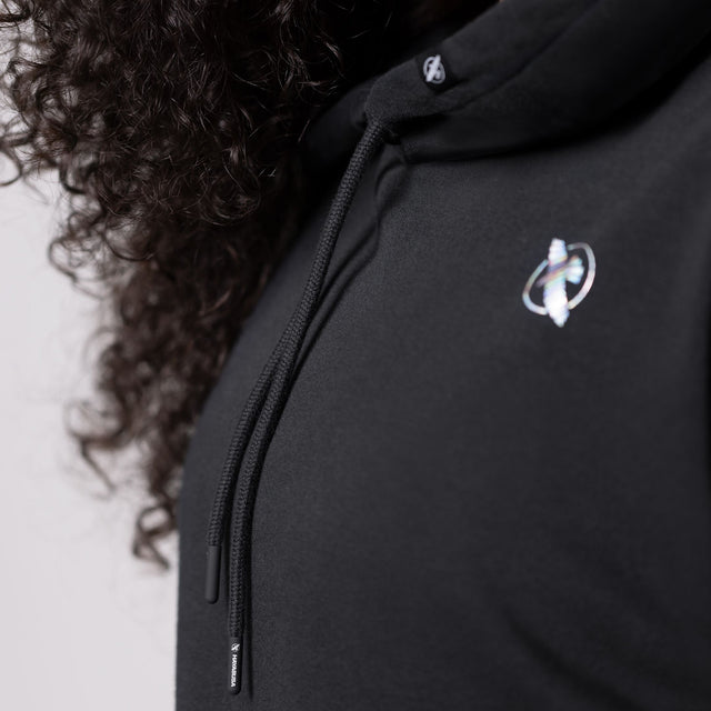 Hayabusa Hoodie Cozy Fleece til kvinder - Sort
