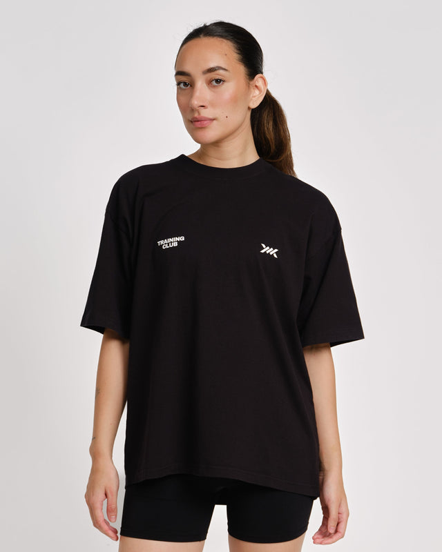 Tricou Caged Training Club – Negru