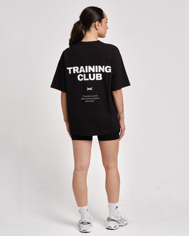 Tricou Caged Training Club – Negru