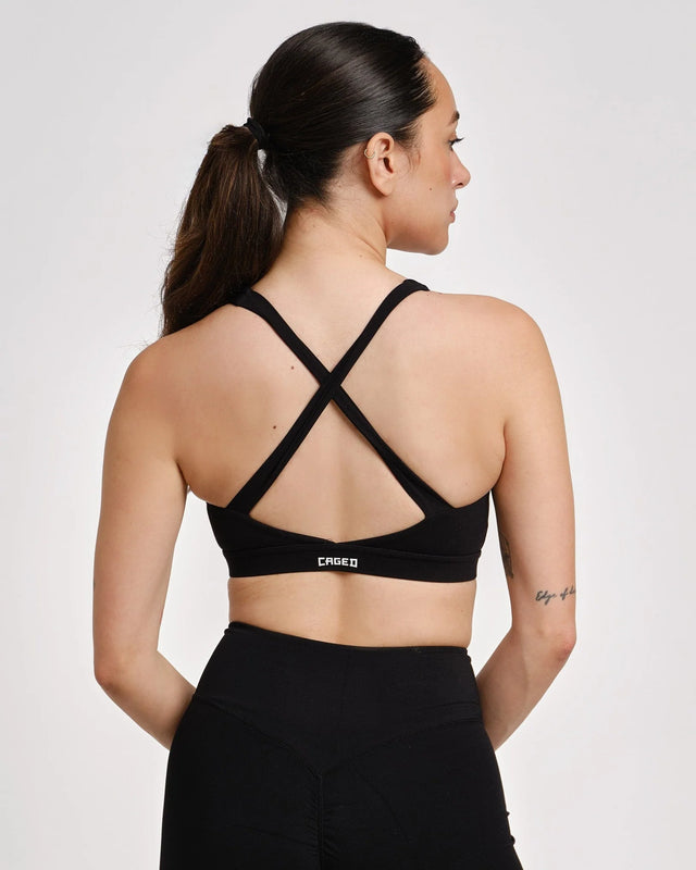 Caged Essential Sports-bh - Sort