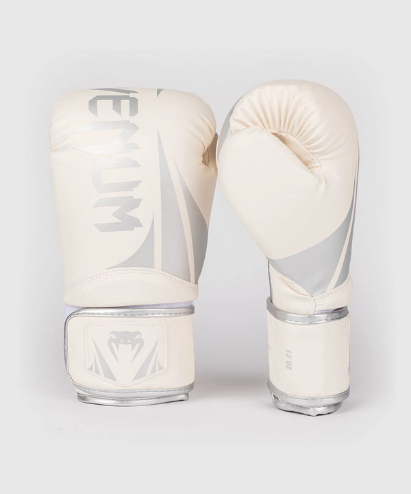 Mănuși de box Venum Challenger 2.5 – Alb/Argintiu