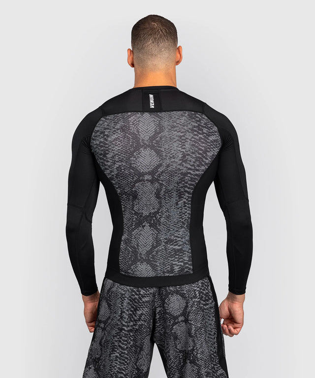 Venum Rashguard med lange ærmer G-Fit Scales – Sort/grå