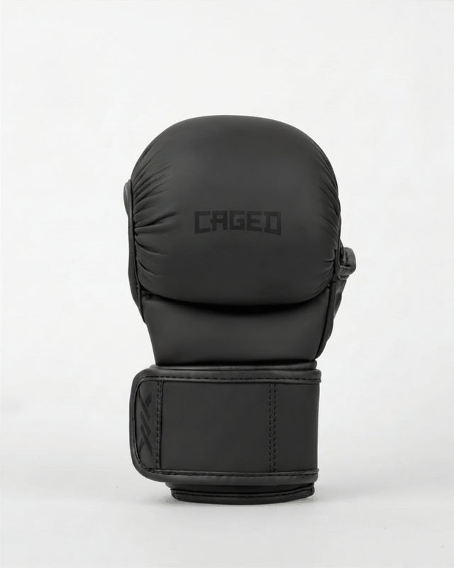 Caged MMA sparringshandsker Shadow - Mat sort