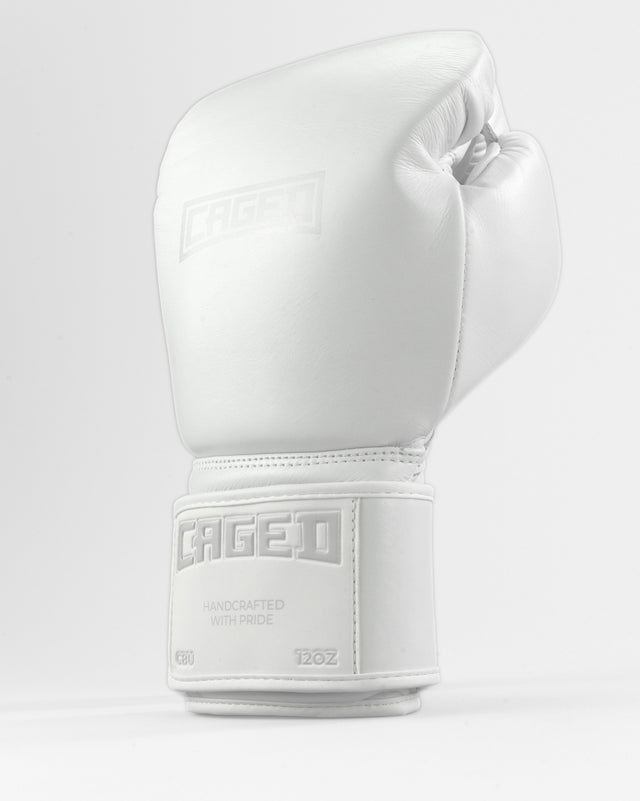 Luvas de boxe Caged 'X' Series – Branco/Branco