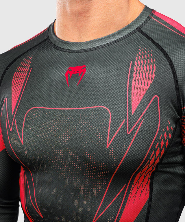 Venum Rashguard Amazonia Reborn Long Sleeves - Black/Red