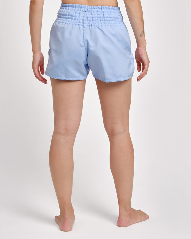 Calções de Muay Thai Caged Classic – Azul claro mulher