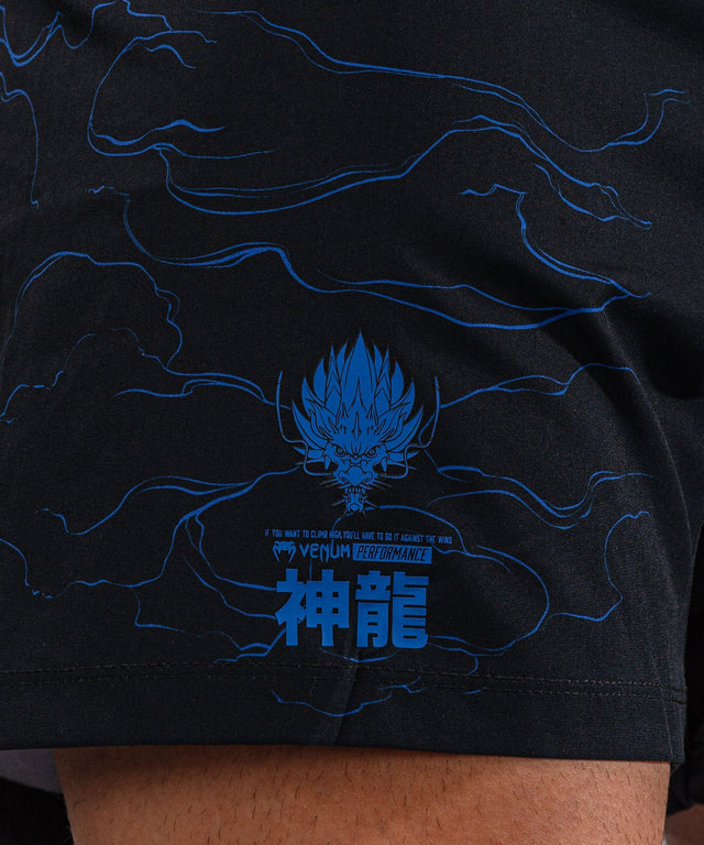 Venum MMA-shorts Thunder Dragon – Svart/Kungblå
