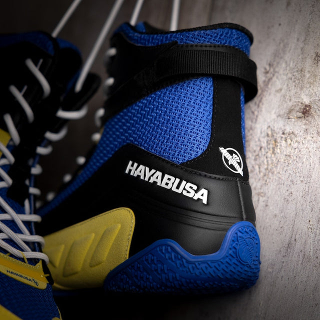 Scarpe da boxe Hayabusa Talon – Blu/Giallo