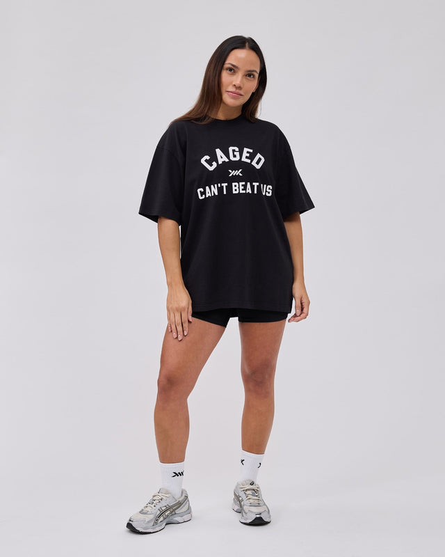 Caged Club T-shirt - Sort
