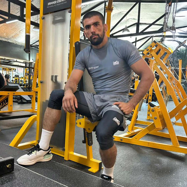 Shorts de MMA Phantom Athletics Fusion Ruthless – Gris