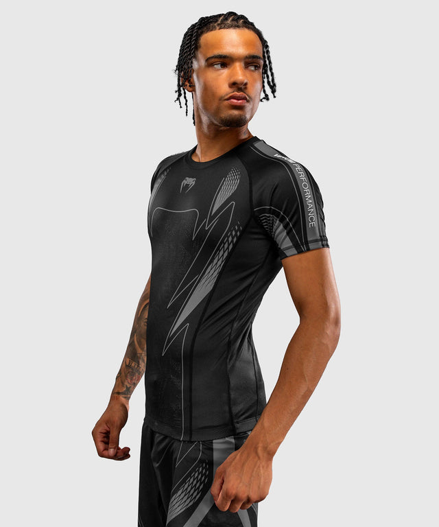 Venum Rashguard Amazonia Reborn Korta ärmar – Svart/Grå