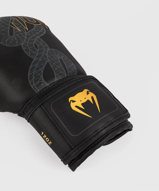 Boxerské rukavice Venum Serpenti – Černé