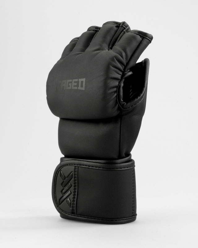 Caged MMA-handsker Shadow - Mat sort