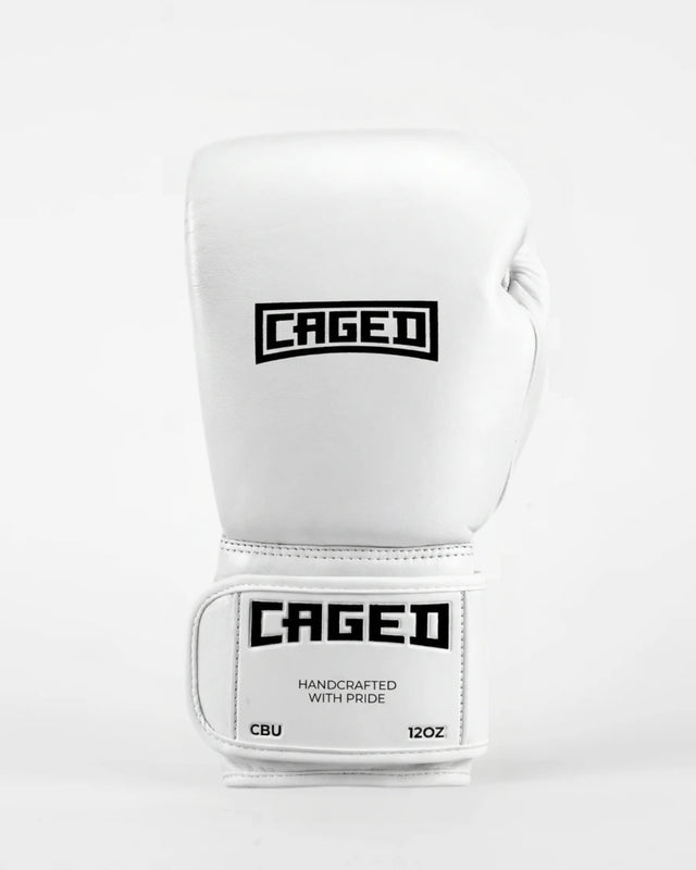 Luvas de boxe Caged 'X' Series – Branco/Preto