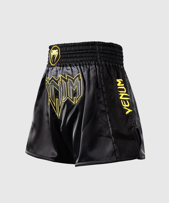Calções de Muay Thai Venum G-Core – Preto/Ouro