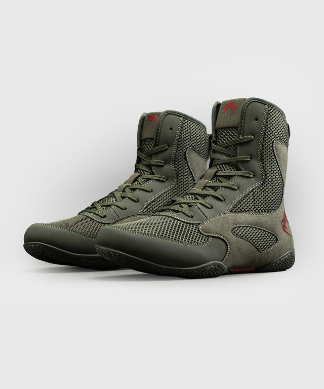 Venum Boxing shoes Contender – Khaki/Red