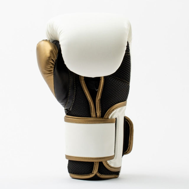 Guantoni da boxe Everlast Powerlock 2R – Bianco/Oro