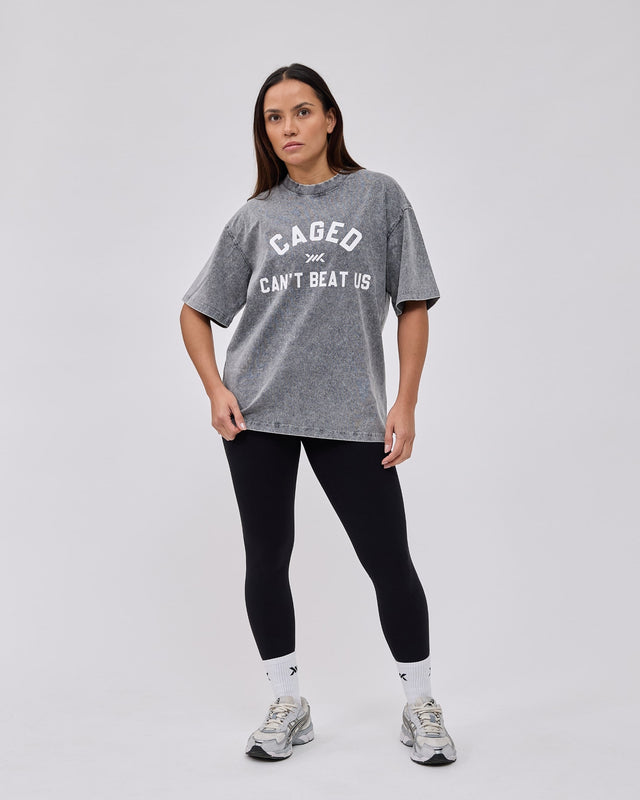 T-shirt Caged Club – Gris lavé