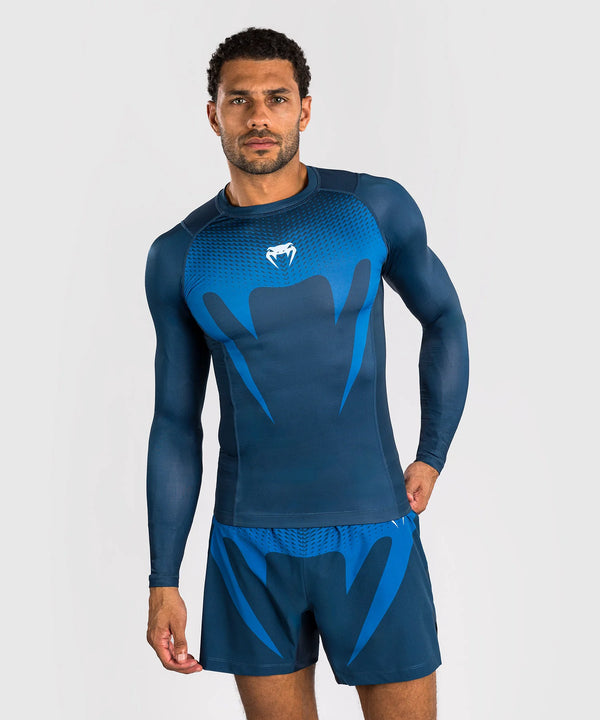 Rashguard Venum No Gi Mangas Compridas – Azul