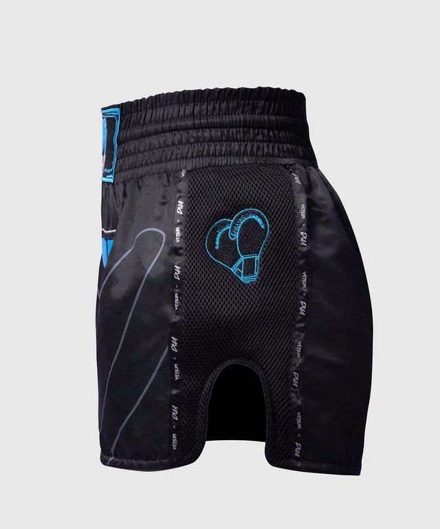 Venum Muay Thai shorts x Dua - Sort/Electric Blue