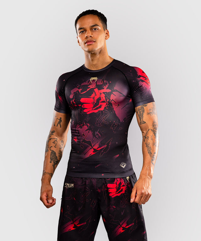 Rashguard Venum x Jujutsu Kaisen Itadori – Nero/Rosso