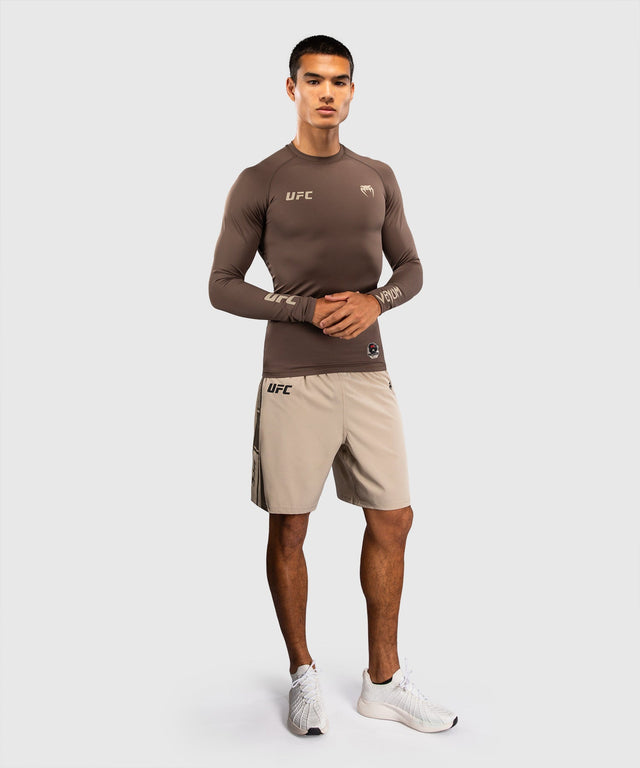 Venum UFC Rashguard Unity Långärmad - Brun