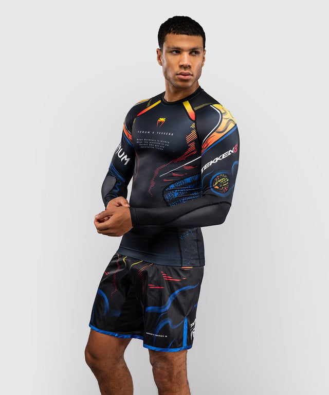 Venum Rashguard TEKKEN 8 Yoshimitsu – Černý/Oranžový – foto 3