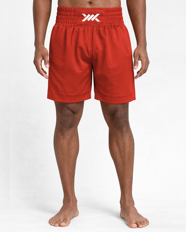 Calções de boxe Caged Classic – Vermelho