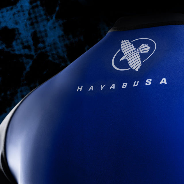 Hayabusa x UFC BJJ Rashguard Lange Ärmel Damen – Schwarz/Blau