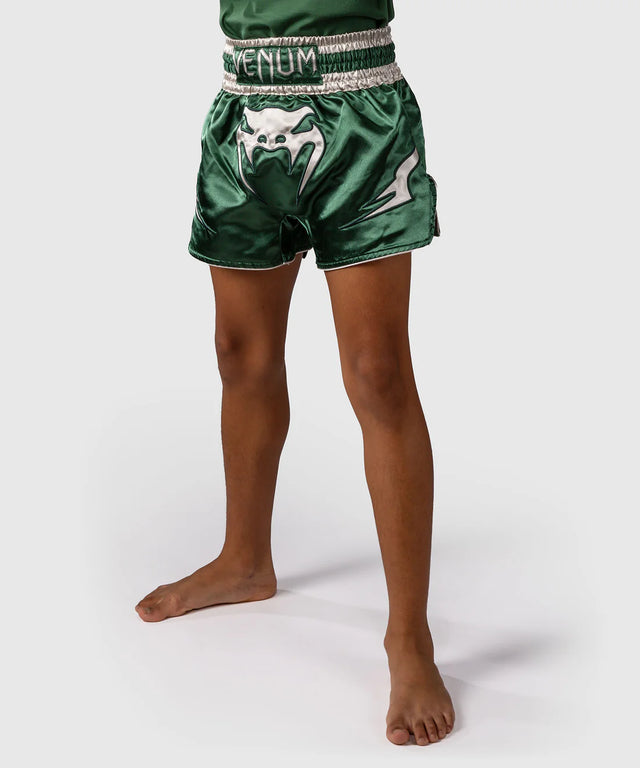 Muay Thai trenky Venum Inferno – Dětské, zelené