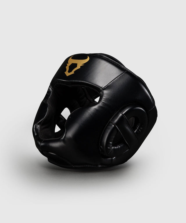 Ringhorns Kopfschutz Charger – Schwarz/Gold