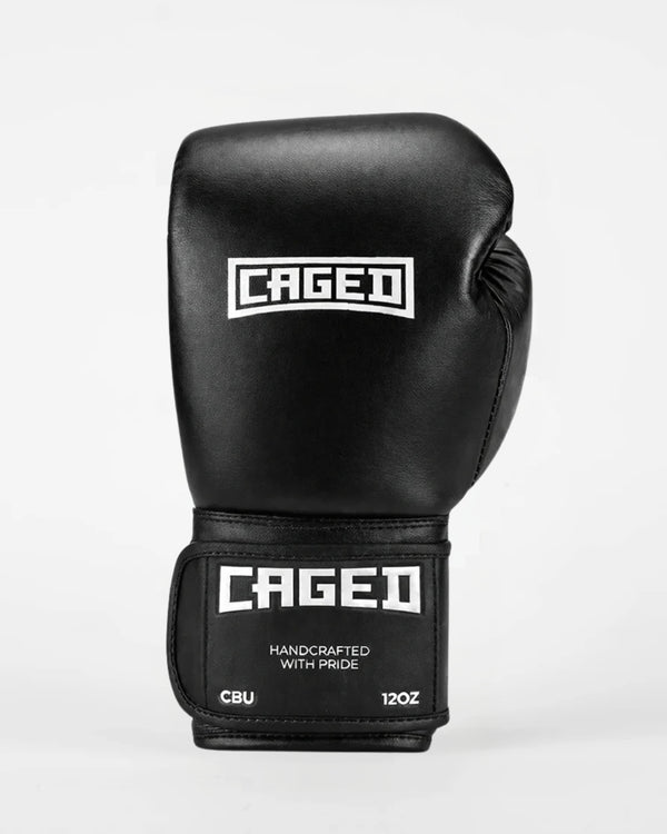 Mănuși de box Caged 'X' Series – Negru/Alb
