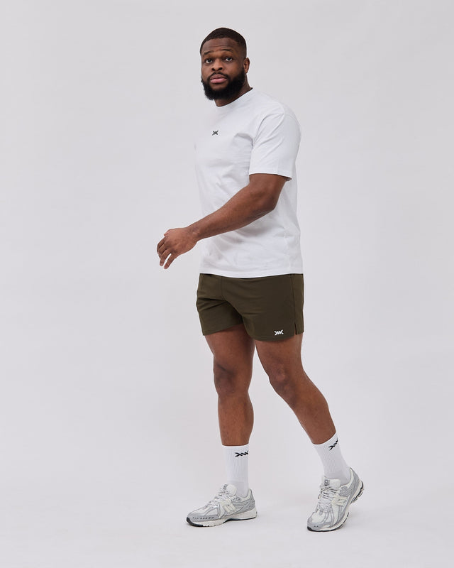 Caged Classic T-Shirt – Blanc