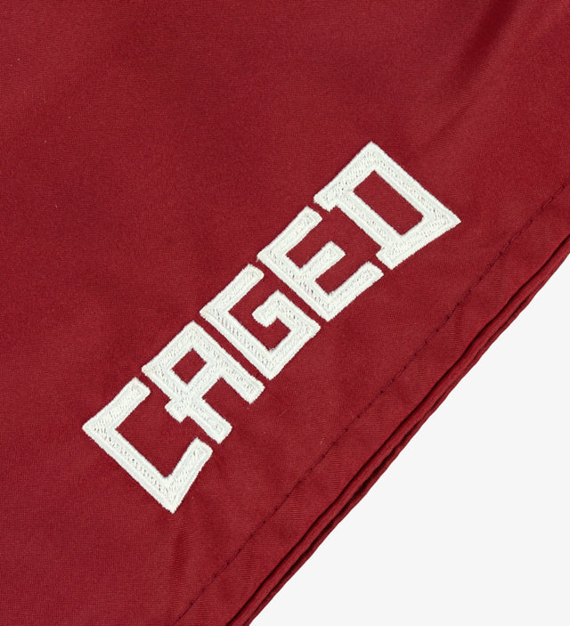 Caged Muay-Thai-Shorts Classic – Rot/Weiß Damen