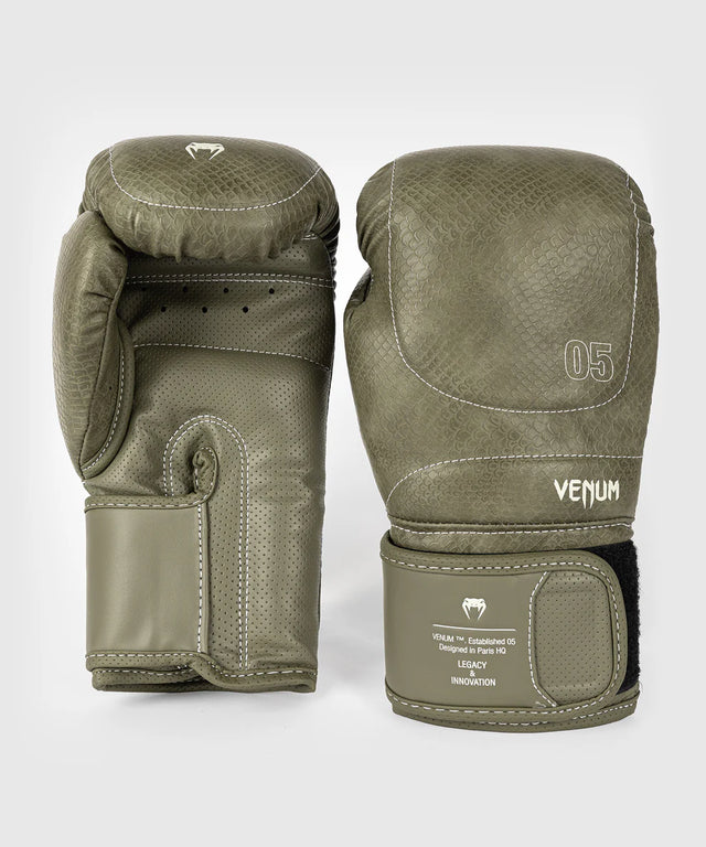 Luvas de boxe Venum Impact Evo Scales – Verde militar