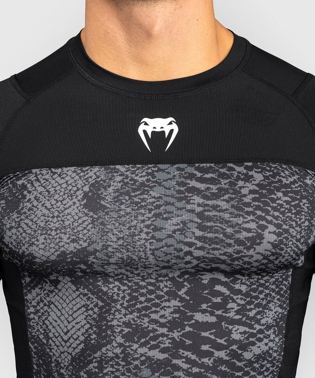 Venum Rashguard med lange ærmer G-Fit Scales – Sort/grå