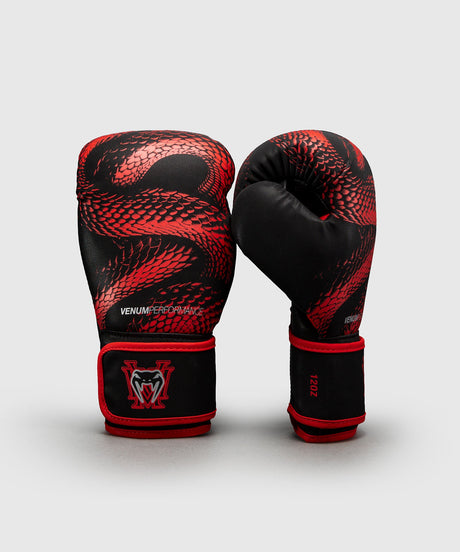 Guantoni da boxe Venum Matupa – Nero/Rosso/Argento – foto 2
