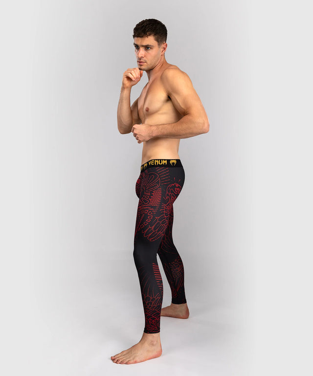 Venum Spats Quetzal Fury - Sort/Rød