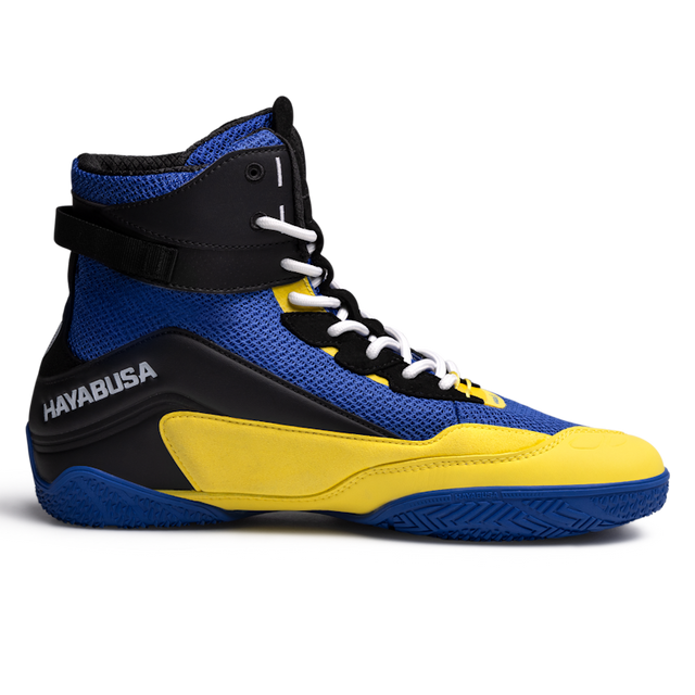 Scarpe da boxe Hayabusa Talon – Blu/Giallo