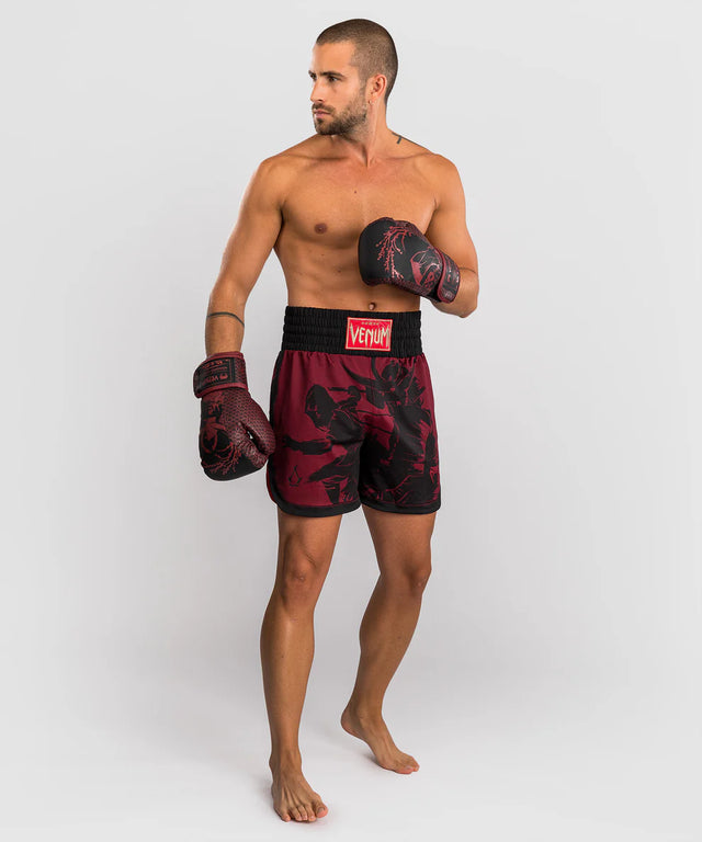 Venum x Assassin's Creed Shadows Bokseshorts - Burgundy/Sort