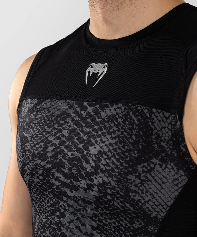 Venum Rashguard uden ærmer G-Fit Scales – Sort/Grå